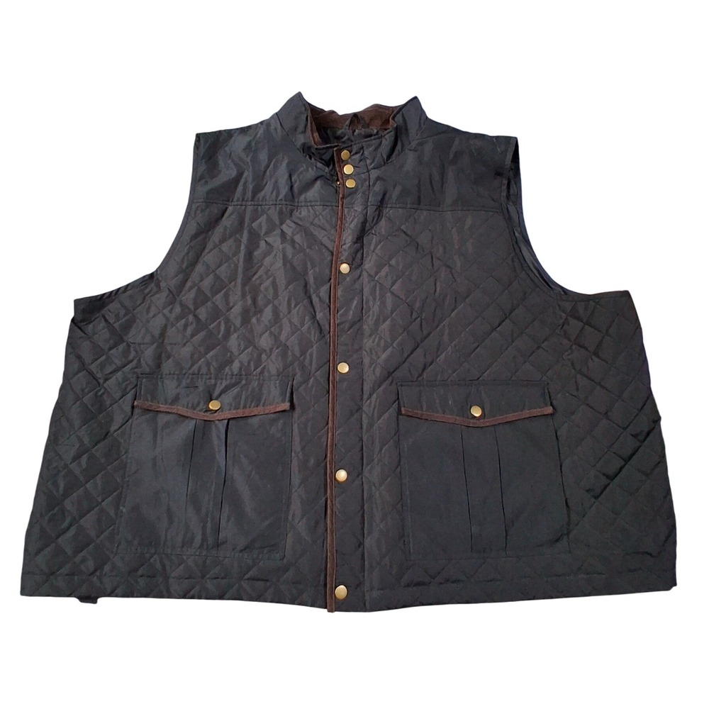 Boulder Creek‎ Mens size 6X Quilted Gorpcore Outdoors Cabincore Casual Prep Vest